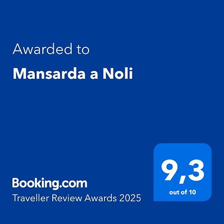 Mansarda A Noli Villa Exteriör bild